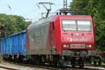 Die 145-CL 001 der Arcelor durchfhrt Duisburg Neudorf am 07.07.2010