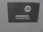 Das Bombardier zeichen auf einer Br 185 von der LTE in Beuel am 23.8.10