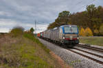 193 835 mit DGS 43357 (Maasvlakte West - München Riem Ubf) bei Oberdachstetten, 16.11.2019  