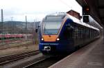 427 557 steht am 20.03.10 in Eisenach und wartet auf die Abfahrt nach Bebra.