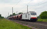 Am 19.05.18 führte 285 107 einen Silozug durch Brehna Richtung Bitterfeld. Die Regiobahn Bitterfeld holt mit diesem Zug Quarzsand in Scharzfeld und bringt ihn nach Bitterfeld.