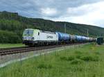 Captrain ITL 193 891-9 Siemens Vectron AC/MS (9180 6193 891-9 D-ITL) auf dem Weg von Tschechien mit einem Kesselwagenzug Richtung Dresden am 30.5.2020