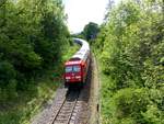 DB Fernverkehr 245 023-0 TRAXX DE ME (9280 1245 023-0 D-DB) mit dem IC aus Köln in Gera Thieschitz am 27.5.2020