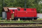 DB Netz 80 80 970 5 019-5 in Seitenansicht aufgenommen in Frankfurt/Oder am 19.05.2017