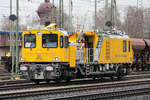 DB Netz 705 102 in Duisburg-Entenfang 2.2.2018
