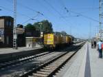 203 301 und eine zweite 203 von DB Netzinstandhaltung durchfuhren,am 23.Juni 2012,Bergen/Rgen nach Mukran.
