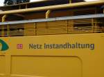DB Netz Instandhaltung Beschriftung am 30.10.15 in Neckargemünd