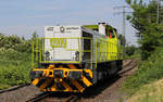 Captrain / Dortmunder Eisenbahn 402 (275 903) // Hamm (Westfalen); Anschlussgleis zum Hafen // 22.