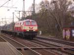 Eine EVB-V160 fhrt durch Hamburg-Harburg. 28.03.08