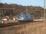 Am 10.März 2014 bekam ich in Lietzow das Unternehmen zusehen,was in diesem Jahr die Bespannung des Kreidezuges Klementelvitz-Peitz Ost übernimmt.Hier fuhr die EGP 151 039 Lz von