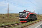 EBS 155 046-6 (91 80 6155 046-6 D-FWK) am 22.10.2022 auf Rangierfahrt in Naumburg (S) Hbf.