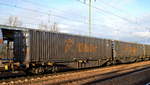 Gelenk-Containertragwagen vom Einsteller European Rail Rent GmbH mit der Nr.