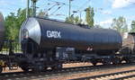 Kesselwagen von GATX Rail Germany mit der Nr. 33 RIV 80 D-GATXD 7978 325-8 Zaes am 14.08.19 Bahnhof Flughafen Berlin-Schönefeld.