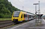 HLB VT 501 (1648 101/601) als RB 96 (61768)  Hellertal-Bahn  Dillenburg - Betzdorf (Sieg) verlässt am 03.06.17 Dillenburg.