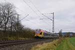 HLB 429 046/546 als RE 99 (24951)  Main-Sieg-Express  Siegen Hbf - Frankfurt (Main) Hbf (Katzenfurt, 06.12.17).