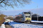 HLB 116 alias 646 416 fährt in Enspel ein.

Enspel 15.01.2021