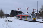 646 423 passiert die Ausfahrsignale in Langenhahn in Richtung Westerburg.