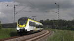 Abellio 8442 320 fährt am 30.05.2021 als RB18 in Richtung Tübingen, hier bei Lauffen(Neckar).