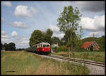 Am 26.08.2018 fand nach vielen Jahren des Stillstandes wieder Personenzug Verkehr auf der Teutoburger Wald Eisenbahn zwischen Ibbenbüren - Aasee und dem Hafen in Dörenthe statt.