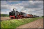 Ein seltener Gast auf der Teutoburger Wald Eisenbahn war am 9.5.2015 die Bochumer Museumslok 382267, die als Ersatzlok für die 78468 von Eisenbahn Tradition eingesprungen war. Sie war mit einem Sonderzug von Lienen via Osnabrück nach Bad Laer unterwegs. Die Aufnahme entstand am Ortsrand von Lienen auf dem mittleren derzeit noch befahrbaren Teil der TWE.