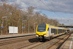 ET 9.02 A+ ET 9.0X A als RE 90 Stuttgart-Nürnberg am 27.02.2023in Stuttgart-Sommerrain.