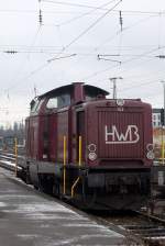 HWB VL 8 am 08.02.2009 abgestellt in Mnchen Ostbahnhof