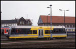 Am 27.3.1999 fand im Bahnhof Wernigerode anläßlich 100 Jahre HSB eine Fahrzeugschau statt.
Ausgestellt war auch der VT 3.09 der KEG von der Burgenlandbahn.