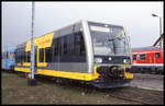 Am 27.3.1999 fand im Bahnhof Wernigerode anläßlich 100 Jahre HSB eine Fahrzeugschau statt.
Ausgestellt war auch der VT 3.09 der KEG von der Burgenlandbahn.