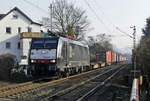 E 189-220 MRCE Containerzug durch Bonn-Beuel - 08.02.2018