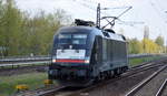 MRCE Dispo  ES 64 U2-064  [NVR-Number: 91 80 6182 564-5 D-DISPO] möglicherweise für TXL? am 09.04.19 Durchfahrt Bf. Berlin-Hohenschönhausen.