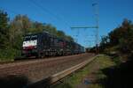 MRCE/Dispolok BELog Siemens ES 64 F4-290+288 (189 290+189 288) mit VTG Eanos Wagen in Hanau am 24.10.21