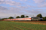 ES 64 F4-008 mit einem Autoreisezug auf der KBS 415 in Langenfeld.
Aufgenommen am 28. September 2012.