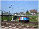 212 311-5 durchfhrt den Bahnhof Mhlacker in Richtung Stuttgart. 21.04.07