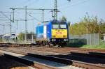 146 519-4 der InterConnex als LZ in Friesack(Mark) in Richtung Neustadt Dosse. 23.09.2010