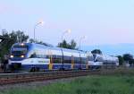 Ostseeland Verkehr VT 0004 und VT 0007 als OLA nach Ueckermnde Stadthafen am 15.07.12 in Torgelow 