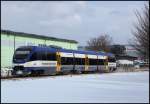 Ostseeland Verkehr GmbH VT 0006 am 12.03.13 in unterwegs nach Btzow hier in Torgelow