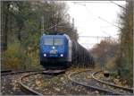   Durch den Herbst 2   R4C 185-CL 004 mit Kesselwagenzug in Wanne-Unser-Fritz  - 10.November 2008 -