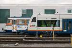 302 028-5 ( VT 28 SWEG ) und 650 594-4 ( VT 532 SWEG ) im Bw Endingen am 14.09.2013.