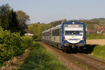 SWEG VT 127, 126 und VS 202 waren am 06.05.2016 unterwegs zwischen Bötzingen und Eichstetten. Gruß an den Tf und die Mitfotografen.