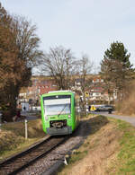 VT362 als RB47 Korntal-Heimerdingen am 12.02.2022 in Münchingen. 