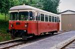 Zu dieser Zeit war das Depot der Strohgäubahn in Weissach noch ein Depot der WEG.