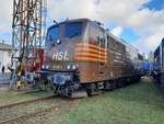 HSL 151 017-1 beim Eisenbahnfest zum Zwiebelmarkt, am 11.10.2020 beim Thringer Eisenbahnverein in Weimar.