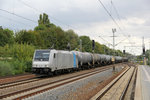 185 692 wurde am 30. September 2016 im Bahnhof Brieselang fotografiert.
Laut Railcolor ist die Lok aktuell für HSL im Einsatz.
