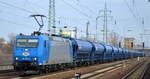 Farblich aufeinander abgestimmt, ein schöner Güterzug mit ITL - Eisenbahngesellschaft mbH, Dresden [D] mit  185 522-0  [NVR-Nummer: 91 80 6185 522-0 D-ITL] und einem Ganzzug
