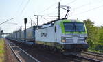 ITL - Eisenbahngesellschaft mbH, Dresden [D] mit  193 786-1  [NVR-Nummer: 91 80 6193 786-1 D-ITL] und einem Taschenwagenzug am 15.09.20 Dresden-Strehlen.