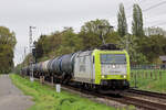 ITL 185 550-1 in Diensten von Captrain auf der Hamm-Osterfelder Strecke am BÜ km 66,7 Kerstheiderstr.