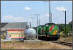 293.01 & 293.02 von ITL, beim Tankstop in Neustrelitz. 01.07.08 