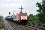 185 598 der ITL Eisenbahngesellschaft kommt mit einem Kesselzug aus Bad Schandau in Richtung Dresden-Friedrichstadt bei besch.....Wetter.