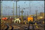 Fast wie zu Reichsbahnzeiten: 106 003 der ITL rollt am 26.1.2012 durch den Rangierbahnhof Dresden-Friedrichstadt.