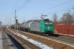 185 517 ITL mit Kesselwagenzug am 01.04.2013 in Rathenow